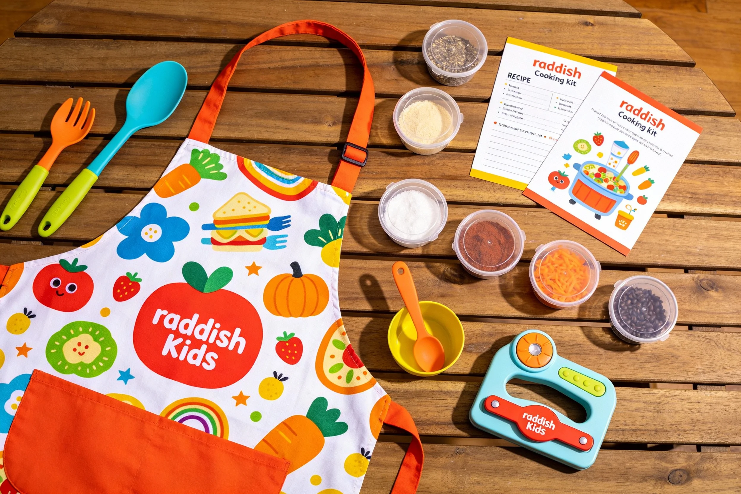Raddish Kids cooking kit contents