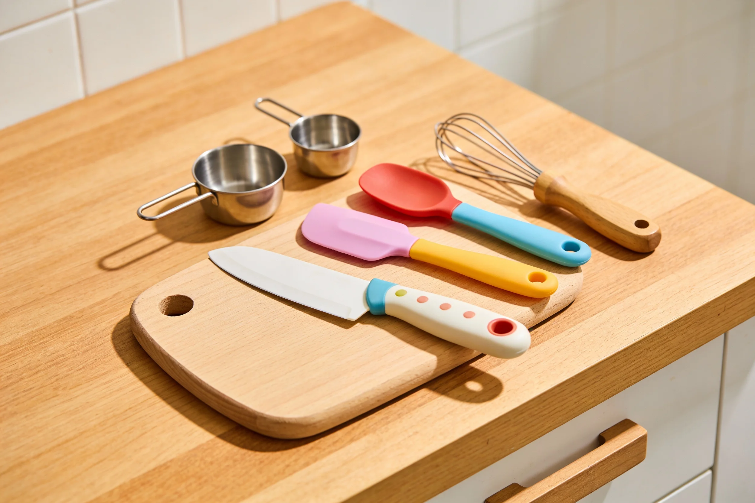 Montessori kitchen tools for kids